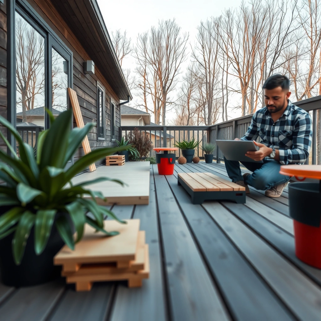 Supplies - how to clean composite deck boards