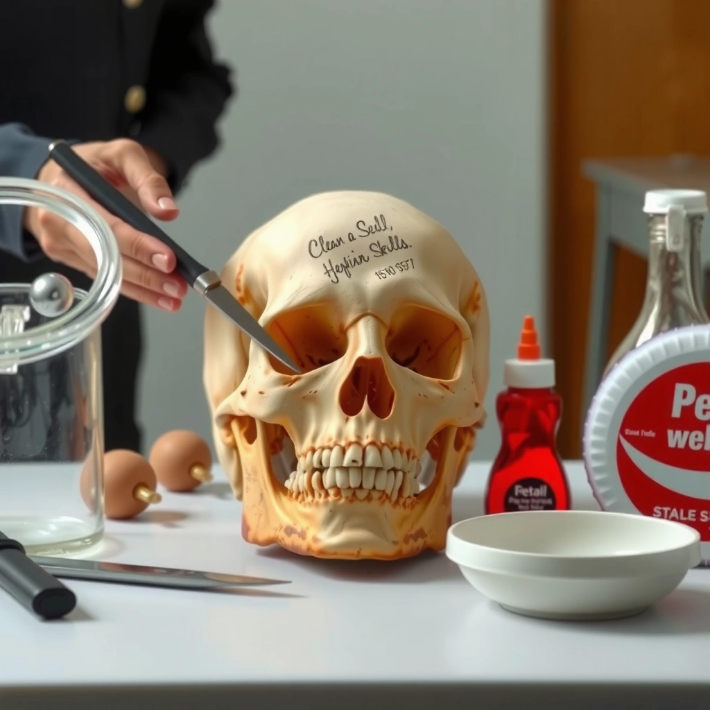 Supplies and Safety Gear - how to clean a skull