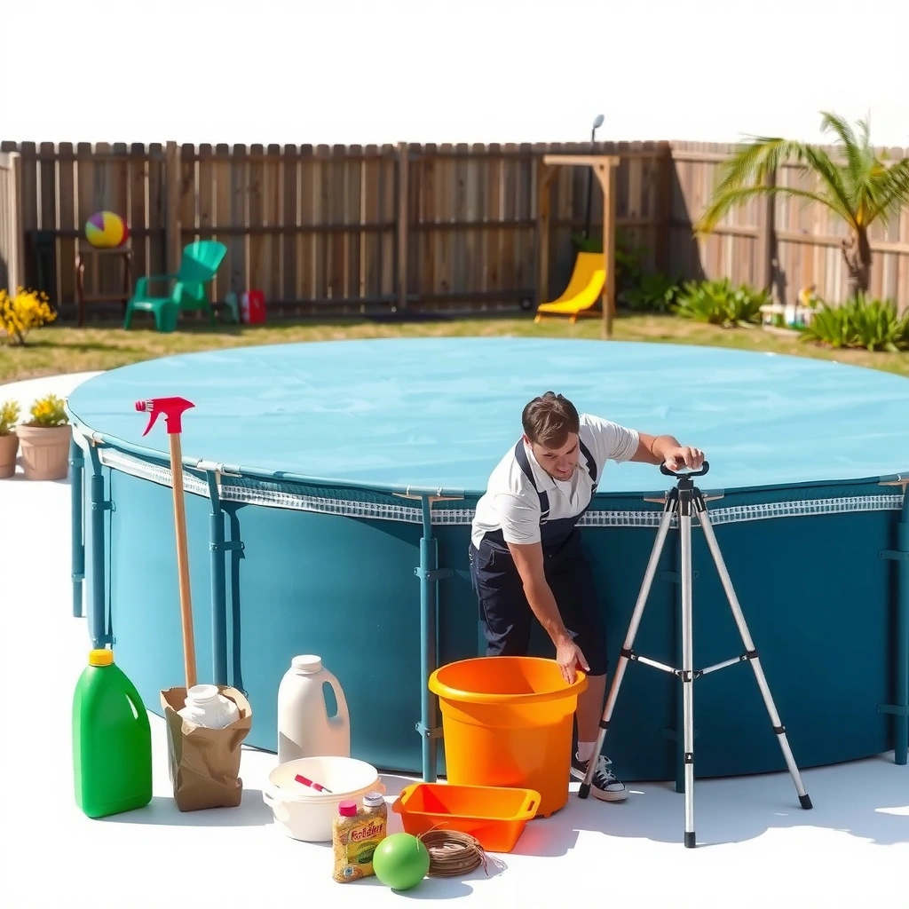 Supplies and Safety Gear - how to clean a pool cover