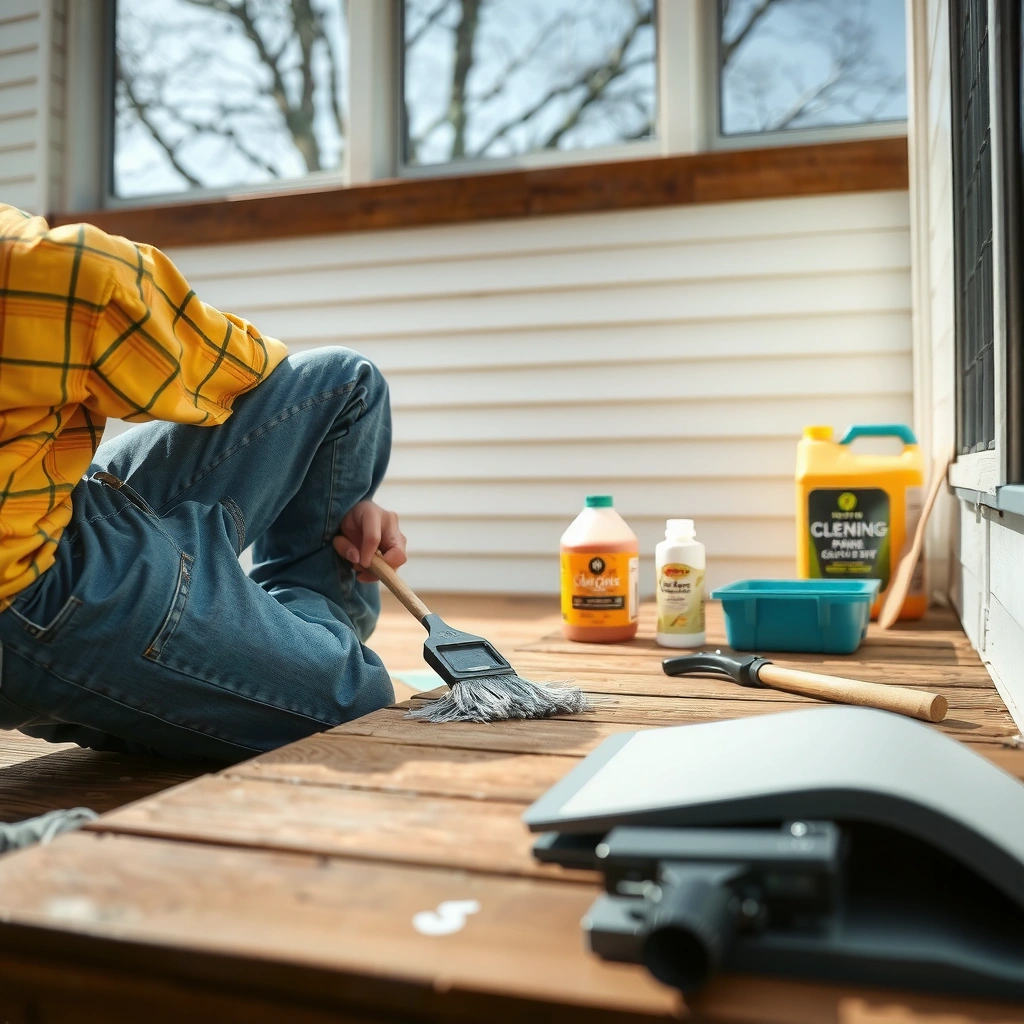 Supplies and Safety Gear - how to clean mold off wood deck