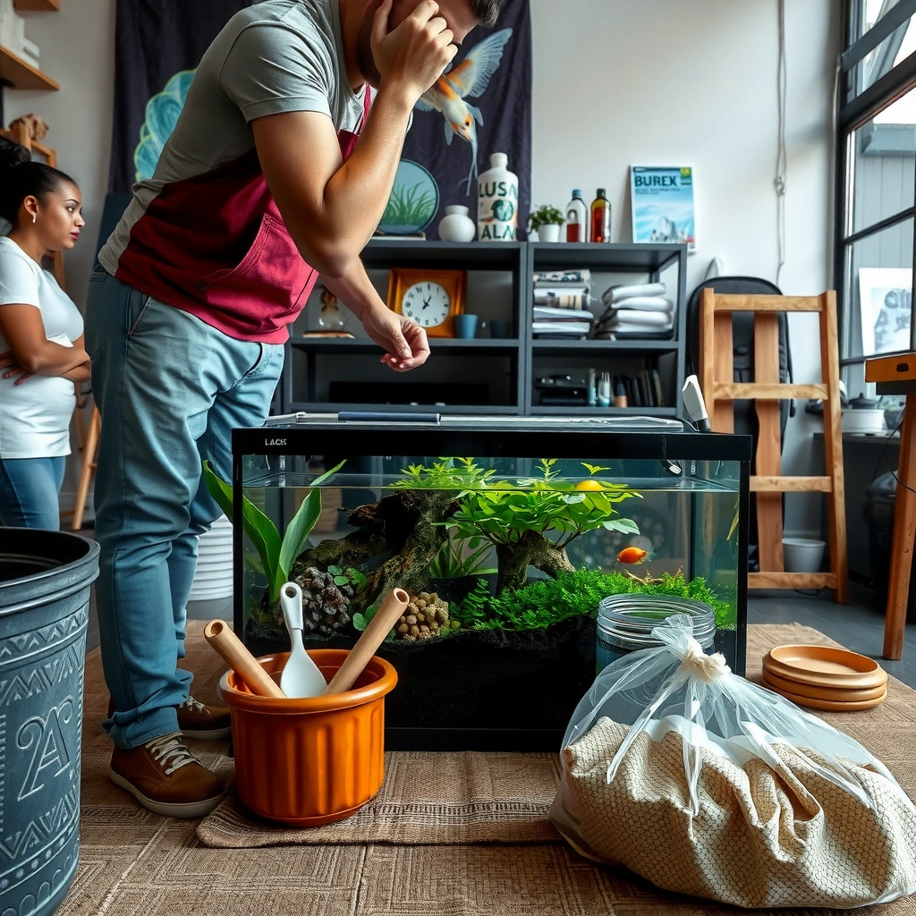 Tank Preparation - how to clean an old fish tank