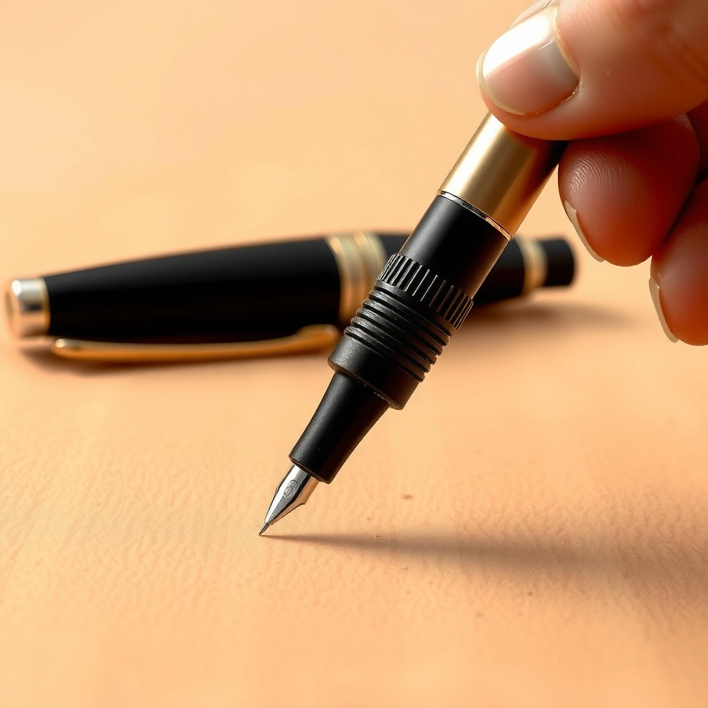 Test First - how to clean pen from leather