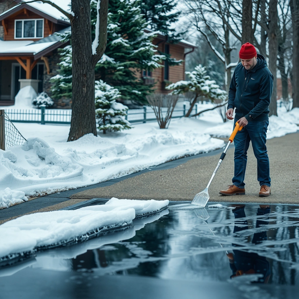 Tools and Materials - how to clear ice from driveway
