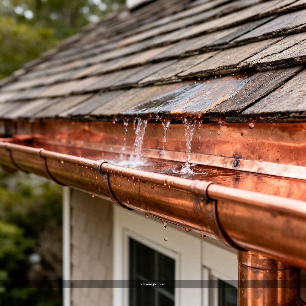 Tools and Safety Gear - how to clean copper gutters
