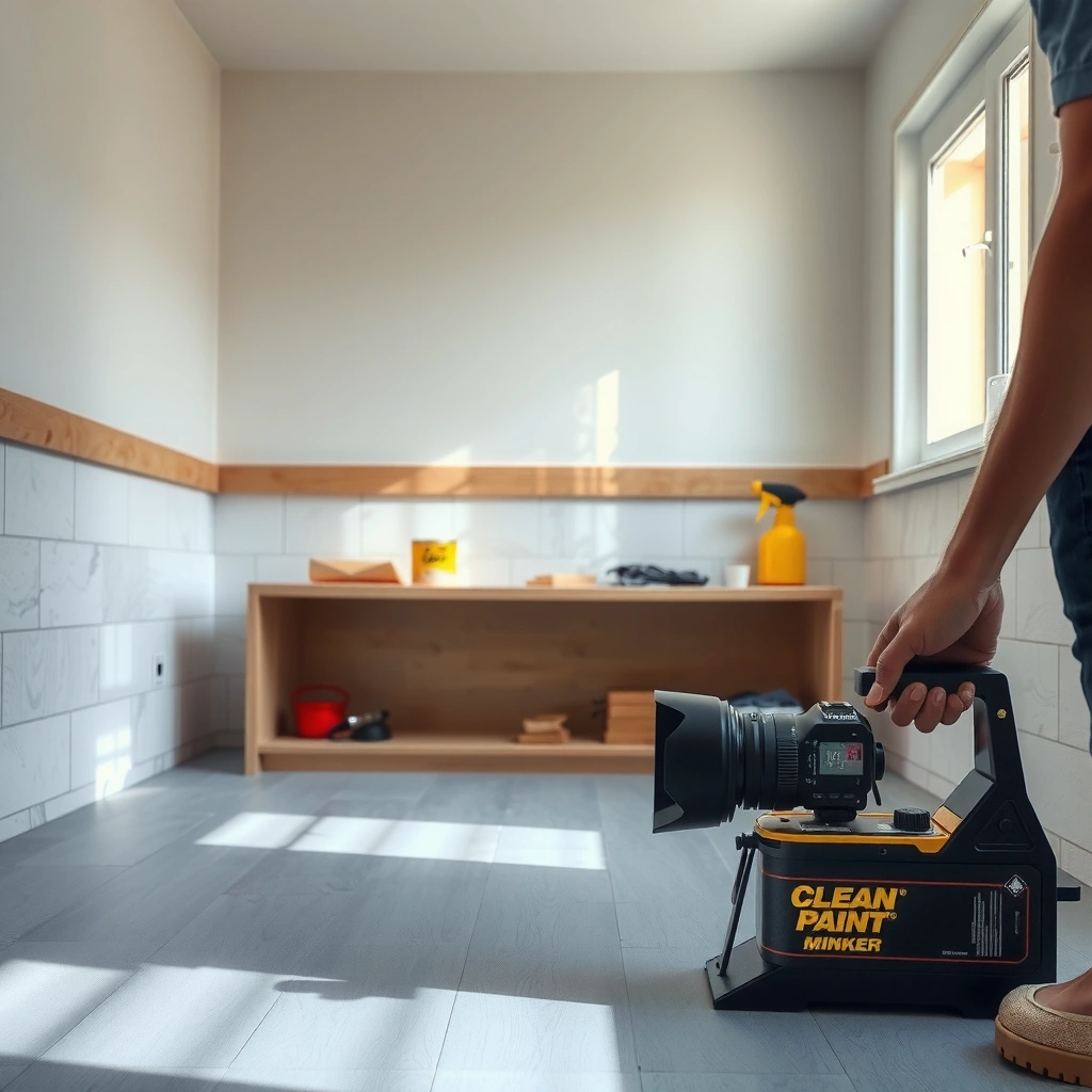 Vinyl - how to clean paint off vinyl floor