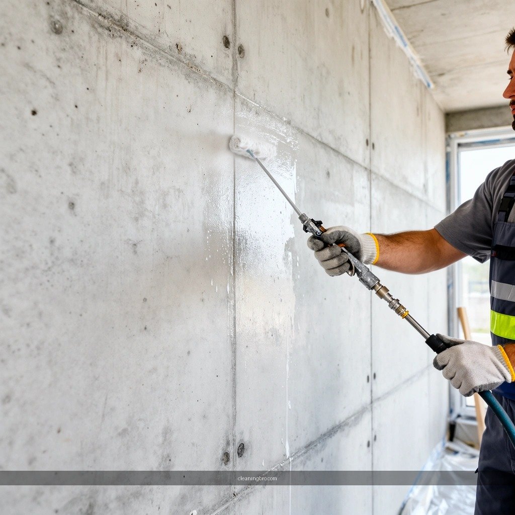 Wall Stain Type - how to clean cement walls