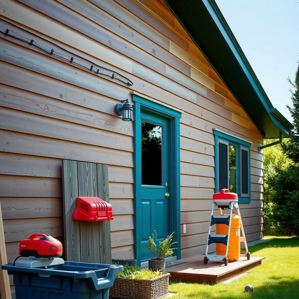 Wood Siding - how to clean wood siding