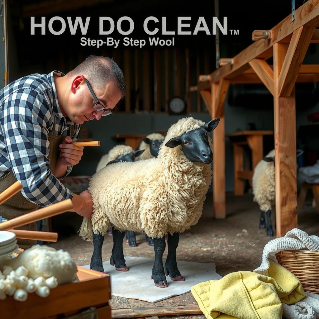 Wool - how do you clean sheep wool
