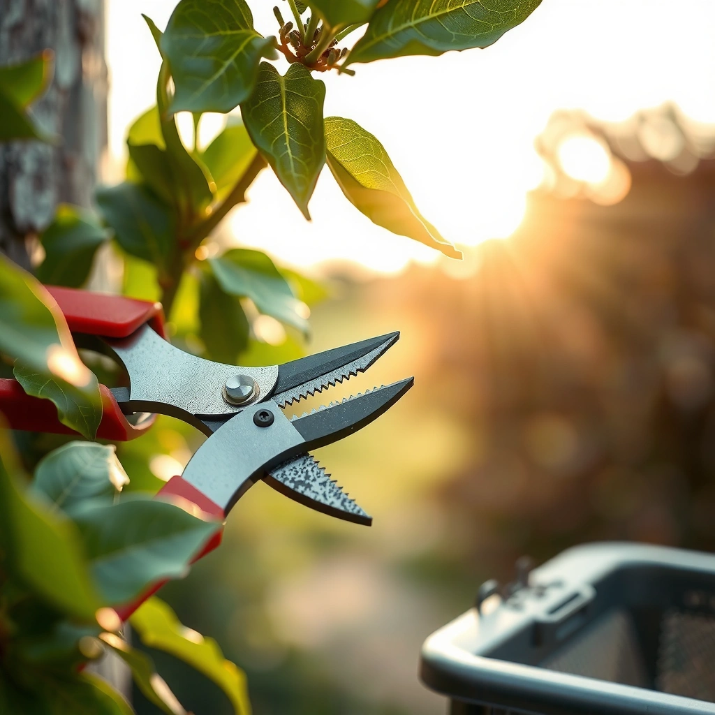 Work Area - how to clean pruners